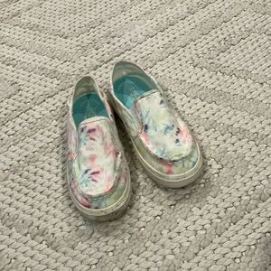 Kids Sperry Tie-Dye Kids Slip-On Shoes